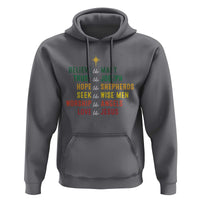Christian Faith Hoodie Believe Like Mary Trust Like Joseph Hope Like Shepherds