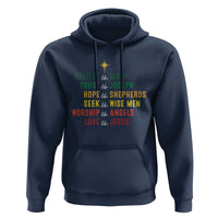 Christian Faith Hoodie Believe Like Mary Trust Like Joseph Hope Like Shepherds