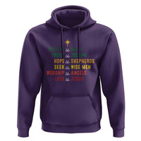 Christian Faith Hoodie Believe Like Mary Trust Like Joseph Hope Like Shepherds