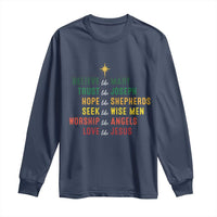 Christian Faith Long Sleeve Shirt Believe Like Mary Trust Like Joseph Hope Like Shepherds