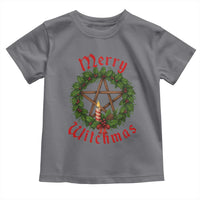 Nordic Christmas Toddler T Shirt Merry Witchmas Pagan Yule Xmas Wreath - Wonder Print Shop