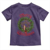 Nordic Christmas Toddler T Shirt Merry Witchmas Pagan Yule Xmas Wreath - Wonder Print Shop