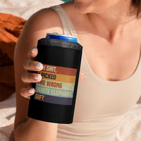 Oh Shit I Picked The Wrong White Elephant Gift 4 in 1 Can Cooler Tumbler Funny Christmas Gift Exchange Game - Wonder Print Shop