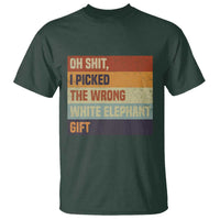 Oh Shit I Picked The Wrong White Elephant Gift T Shirt Funny Christmas Gift Exchange Game - Wonder Print Shop