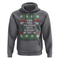 Funny Oh Shit I Picked The Wrong White Elephant Gift Hoodie Christmas Gift Exchange - Wonder Print Shop