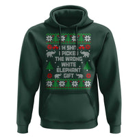 Funny Oh Shit I Picked The Wrong White Elephant Gift Hoodie Christmas Gift Exchange - Wonder Print Shop