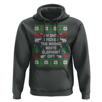 Funny Oh Shit I Picked The Wrong White Elephant Gift Hoodie Christmas Gift Exchange - Wonder Print Shop