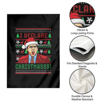 Funny I Declare Christmas Garden Flag Funny Christmas Office Holiday Meme - Wonder Print Shop
