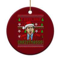 Funny I Declare Christmas Ceramic Ornament Funny Christmas Office Holiday Meme - Wonder Print Shop