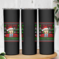 Funny I Declare Christmas Skinny Tumbler Funny Christmas Office Holiday Meme - Wonder Print Shop