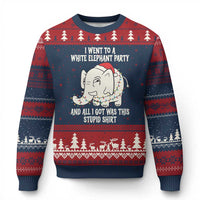 Funny I Went To A White Elephant Party And All I Got Was This Stupid Ugly Christmas Sweater - Wonder Print Shop