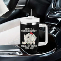 Funny I Went To A White Elephant Party And All I Got Was This Stupid Tumbler With Handle - Wonder Print Shop
