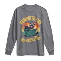 Funny Dumpster Fire Response Team Long Sleeve Shirt Work Humor - Wonder Print Shop