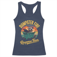 Funny Dumpster Fire Response Team Racerback Tank Top Work Humor - Wonder Print Shop