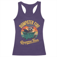 Funny Dumpster Fire Response Team Racerback Tank Top Work Humor - Wonder Print Shop