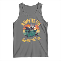 Funny Dumpster Fire Response Team Tank Top Work Humor - Wonder Print Shop