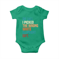 Oh Shit I Picked The Wrong White Elephant Gift Baby Onesie Funny Retro Christmas Gift Exchange - Wonder Print Shop
