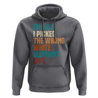 Oh Shit I Picked The Wrong White Elephant Gift Hoodie Funny Retro Christmas Gift Exchange - Wonder Print Shop