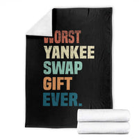 Funny Worst Yankee Swap Gift Ever Throw Blanket Christmas Gift Exchange Game - Wonder Print Shop