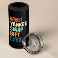 Funny Worst Yankee Swap Gift Ever 4 in 1 Can Cooler Tumbler Christmas Gift Exchange Game - Wonder Print Shop