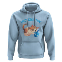 Funny Hanukkah Cats Hoodie Meowzel Tov Dreidels Chanukah Jewish Festival