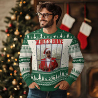 Funny Dirty Xmas Santa Diddy's Home Ugly Christmas Sweater - Wonder Print Shop