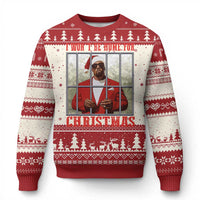 Funny Santa Diddy Xmas Ugly Christmas Sweater I Won't Be Home For Xmas - Wonder Print Shop