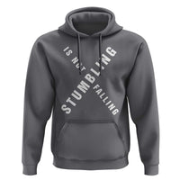 Malcolm X Stumbling Is Not Falling Hoodie Black History Month