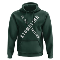Malcolm X Stumbling Is Not Falling Hoodie Black History Month