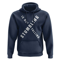 Malcolm X Stumbling Is Not Falling Hoodie Black History Month