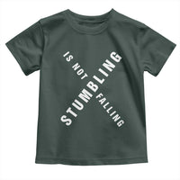 Malcolm X Stumbling Is Not Falling Toddler T Shirt Black History Month
