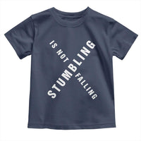 Malcolm X Stumbling Is Not Falling Toddler T Shirt Black History Month
