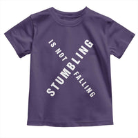 Malcolm X Stumbling Is Not Falling Toddler T Shirt Black History Month