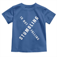 Malcolm X Stumbling Is Not Falling Toddler T Shirt Black History Month