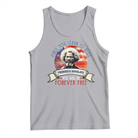 Frederick Douglass Inspirational Quotes Tank Top Once You Learn To Read You Will Be Forever Free American Flag