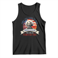 Frederick Douglass Inspirational Quotes Tank Top Once You Learn To Read You Will Be Forever Free American Flag
