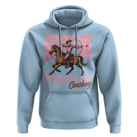 Funny Valentine's Day Western Cowboy Hoodie Pucker Up Cowboy Cupid