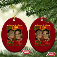 Martin Luther King And Malcolm X Ceramic Ornament Brothers In Arms Fighting Terrorism 1964 Black History