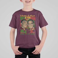 Martin Luther King And Malcolm X T Shirt For Kid Brothers In Arms Fighting Terrorism 1964 Black History