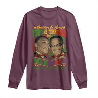 Martin Luther King And Malcolm X Long Sleeve Shirt Brothers In Arms Fighting Terrorism 1964 Black History