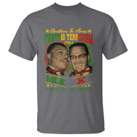 Martin Luther King And Malcolm X T Shirt Brothers In Arms Fighting Terrorism 1964 Black History