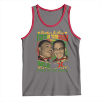 Martin Luther King And Malcolm X Tank Top Brothers In Arms Fighting Terrorism 1964 Black History