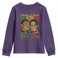 Martin Luther King And Malcolm X Youth Sweatshirt Brothers In Arms Fighting Terrorism 1964 Black History