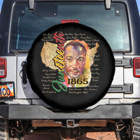 Juneteenth 1865 Spare Tire Cover Black Leaders African American Heritage
