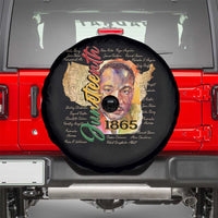 Juneteenth 1865 Spare Tire Cover Black Leaders African American Heritage