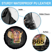 Juneteenth 1865 Spare Tire Cover Black Leaders African American Heritage