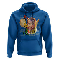 Juneteenth 1865 Hoodie Black Leaders African American Heritage