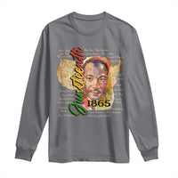 Juneteenth 1865 Long Sleeve Shirt Black Leaders African American Heritage