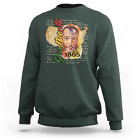 Juneteenth 1865 Sweatshirt Black Leaders African American Heritage