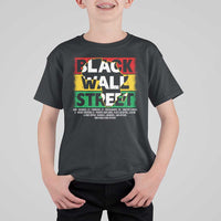 Black Wall Street T Shirt For Kid Tulsa Black History Month Africa Map